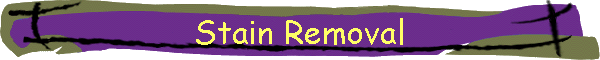 Stain Removal